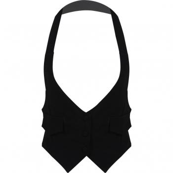Vestido Chic de Chaleco Descubierto