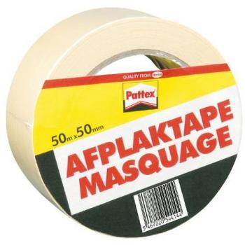 Pattex schildersplakband 50mm x 50m creme