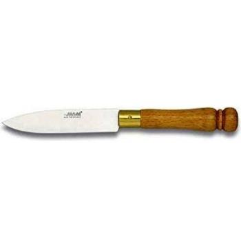 Cuchillo de Cocina Mesa Mam con Mango de Madera Virola de Latón Hoja 10 cm Acero Inoxidable 17408