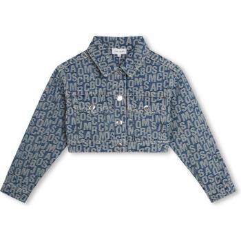 Veste en jean courte pour fille 3A avec imprimé Marc Jacobs