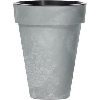 Maceta Cube Slim 12L con Depósito Efecto Betón