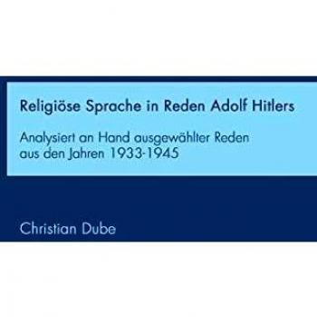 Religiöse Sprache in Reden Adolf Hitlers