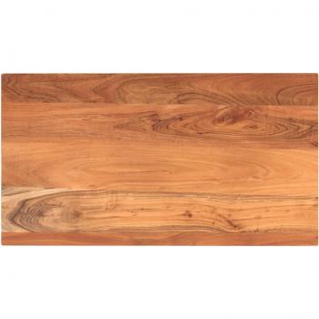 Rectangular Acacia Top – 110x70x3.8cm, Solid Wood (vidaXL)