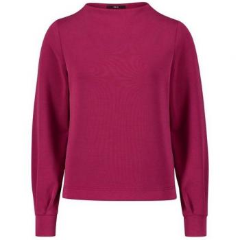 Rhododendron-Soft: 34‑Größe Sweatjacke ohne Muster