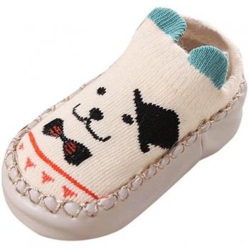 Cotton Baby Floor Socks with Cartoon Ears