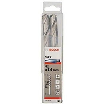 Bosch HSS-G Drill Bit 14mm Pack of 4