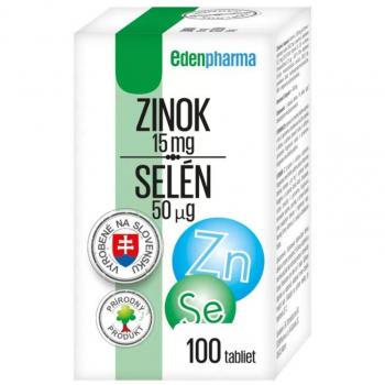 Edenpharma Zinek Selen tbl.100