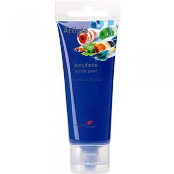 Walther Acrylfarbe, dunkelblau, 75 ml