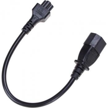 Câble de conversion IEC C14 vers C5 Micky – PDU UPS – 20 cm