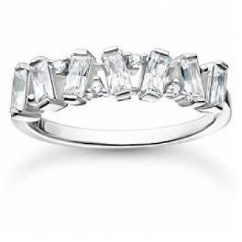 Thomas Sabo Ring - Bunte Steine Gold - TR2346-488-7