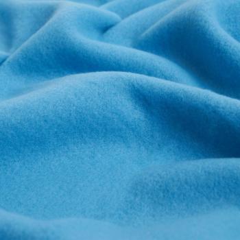 Medium Plain Fleece Throw Blanket - Sea Blue