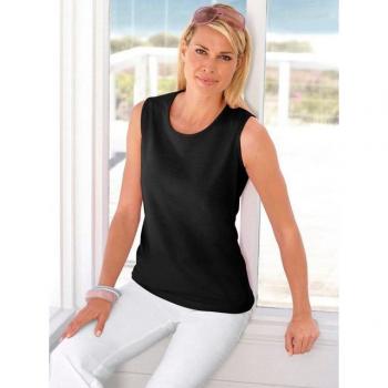 Top Femme Helline Uni Noir