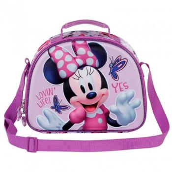 Bolsa Portameriendas 3D Mariposas Minnie Disney - Karactermania