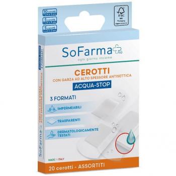 Sofarmapiù Cerotti Aqua-Stop Assortiti 20 Pezzi