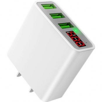 ROCK 3-Port LED USB Fast Charger