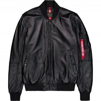 Cazadora de cuero Alpha Industries modelo MA-1