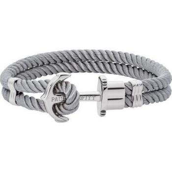 Paul Hewitt Phrep Armband in Edelstahl und Perlon
