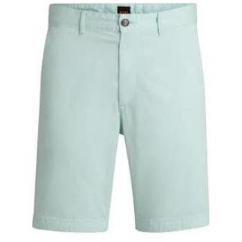 BOSS Stoffshorts Slim Fit Mint für Herren