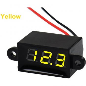 Wasserdichte LED Digitale Spannungsanzeige DC 3-30V/DC 5-130V für Fahrzeuge