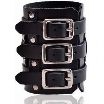 Pulsera de Cuero Estilo Casual