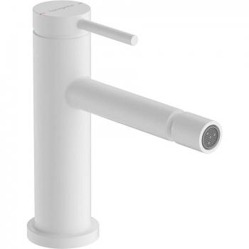 Mitigeur de bidet Hansgrohe Tecturis S avec tirette, blanc mat