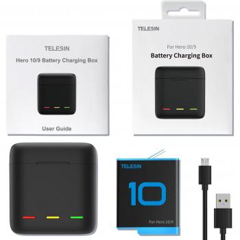 Smart Charging Case for GoPro 9/10 Batteries
