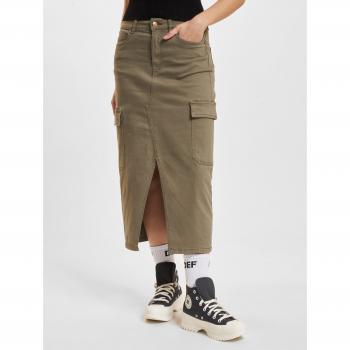 Gonna lunga cargo Only verde oliva