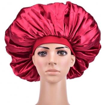 Bonnet de nuit satin doublé pour cheveux