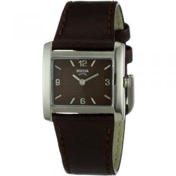 Boccia Damen Uhr aus Leder – Stil 3155‑02