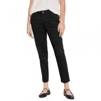 Street One 7/8-Hose Baumwolle Stretch Schwarz