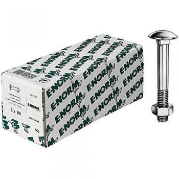 Bullone a Testa Rondeggia DIN 603, M5×16, Mu‑Hdg‑Hp, 200 mm