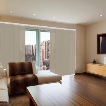 Pantalla Japonesa Beige 285x270 cm – Kit Completo