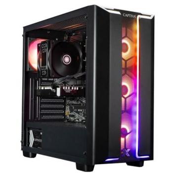 CAPTIVA Gaming PC „Advanced Gaming R86‑515“ – Schwarz, AMD Ryzen 7 5700, 16 GB RAM, 1 TB NVMe, GeForce RTX 4060