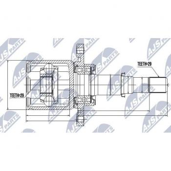 Drive Shaft Coupling Kit (NTY NPW‑NS‑045)