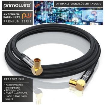 Primewire 90° gewinkeltes Antennenkabel 15m