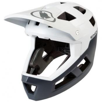 Casco Endura SingleTrack Integral blanco negro intenso - M-L