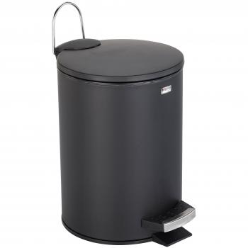 Pattumiera da Bagno Axentia 251180 3 Litri Nero