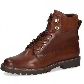 Caprice Stivaletto Cognac Stringato