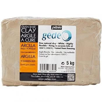 PEBÉO Argile à cuire blanche 5 kg