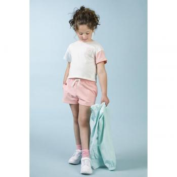 Shorts Charanga Rosa Sueves con Cinturilla
