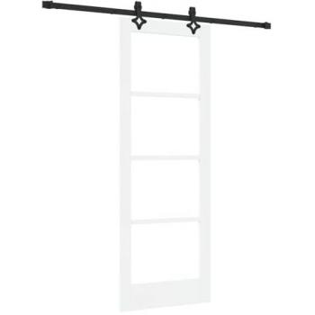 Ensemble porte intérieure blanche vieXL ORKDAL 73,5x198,5x4 cm
