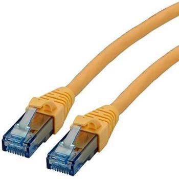 Roline 3m Cat 6A U/UTP Network Patch Cable, LSOH, Yellow, Non-Halogenated, Flame Retardant