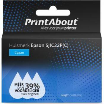 Cyan Tintenpatrone kompatibel mit Epson SJIC22P(C)