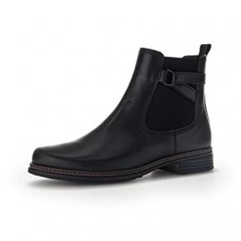 GABOR Stiefelette Schwarz Blockabsatz für Damen - 36