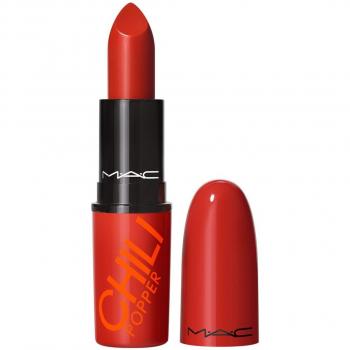 Rossetto Lustreglass Chili Crew M.A.C. 3 g Rosso Scuro Unisex