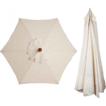 Housse Imperméable pour Parasol de Marché - 6 Baleines
