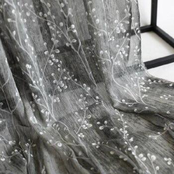 Mousseline Tulle Douceur Flore Orientale