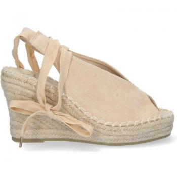 Sandalias de Yute con Cuña para Mujer y Pala Abierta