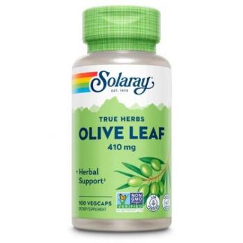 Solaray Olive Leaf Extract 410 mg Immune Support Capsules 100 Count