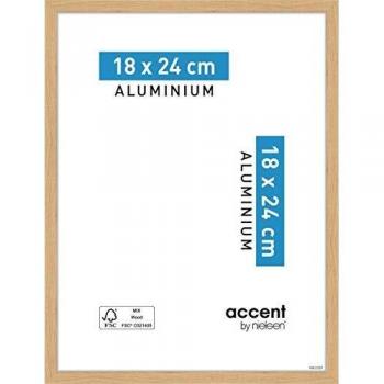 Cornice in accento rovere chiaro 18 x 24 cm